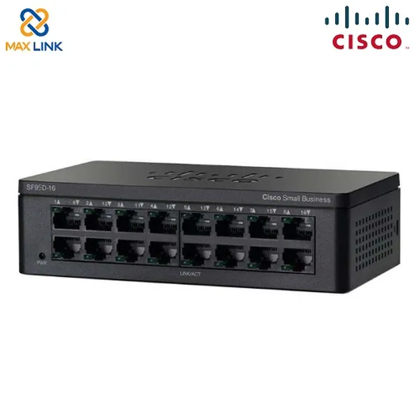 Cisco SF95D-16 16-Port 10100 Desktop Switch