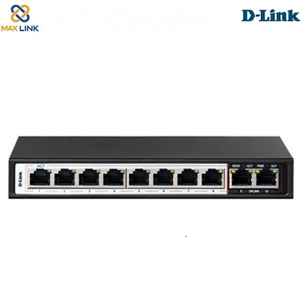 Switch POE 10 cổng 10/100M DES-F1010P