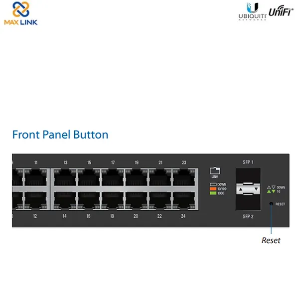 Thiết bị chuyển mạch EdgeSwitch 24 Lite