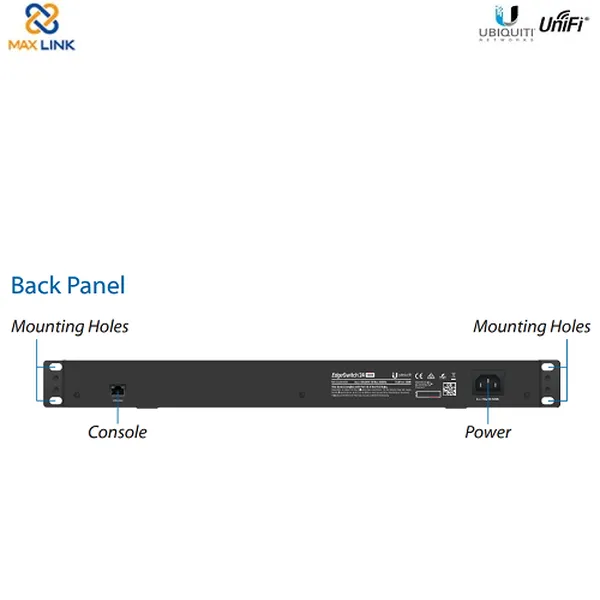 Thiết bị chuyển mạch - Ubiquiti EdgeSwitch 24 500W ES-24-500W