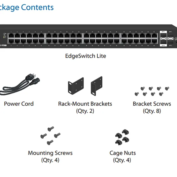 Thiết bị chuyển mạch EdgeSwitch 48 Lite