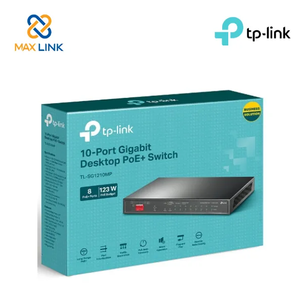 Thiết bị chuyển mạch Switch TP-LINK TL-SG1210MP