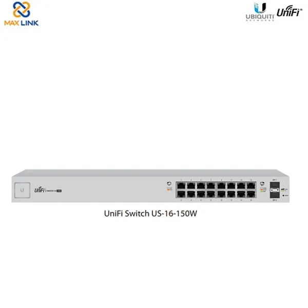 Thiết bị chuyển mạch - UniFi Switch16-Port 150W 