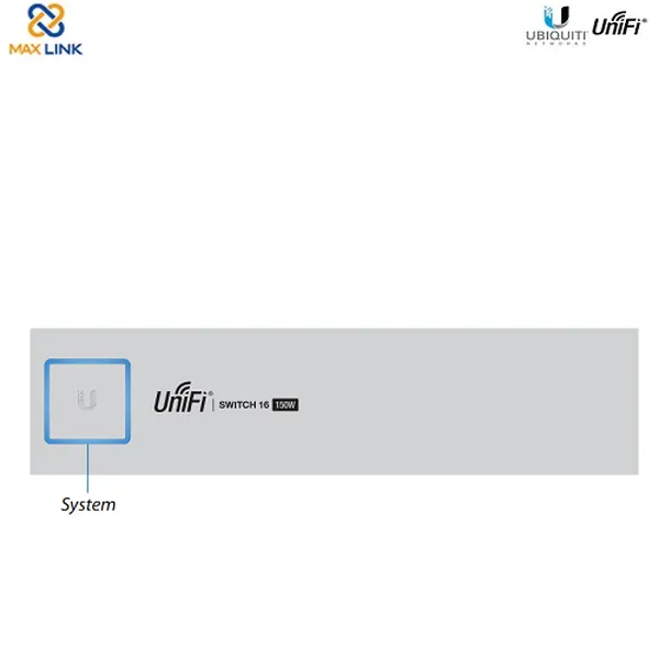 Thiết bị chuyển mạch - UniFi Switch16-Port 150W 