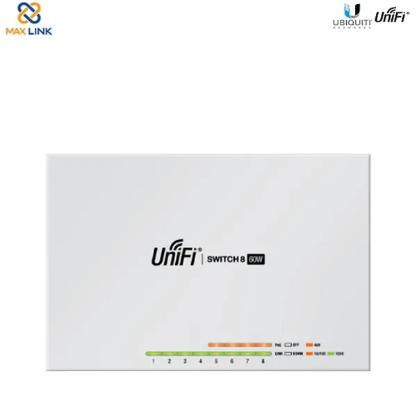 Thiết bị chuyển mạch UniFi Switch US-8-60W