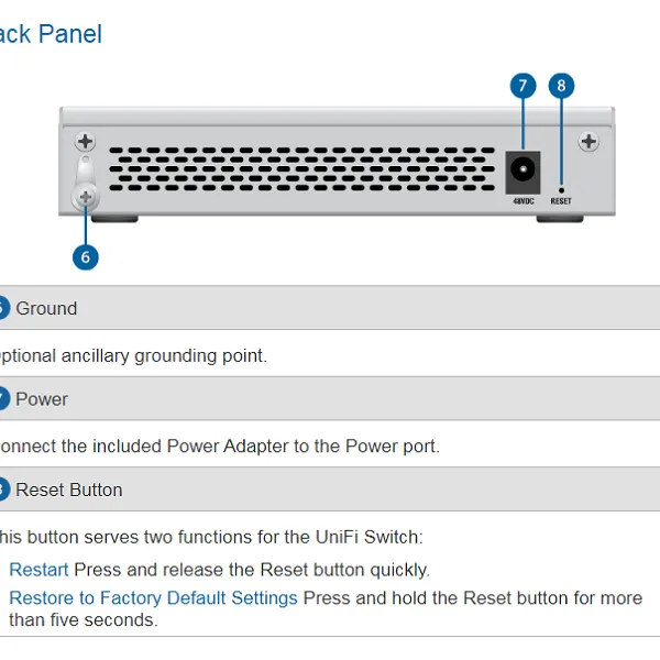 Thiết bị chuyển mạch UniFi Switch US-8-60W