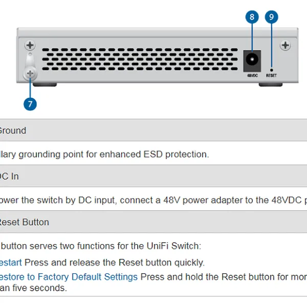 Thiết bị chuyển mạch UniFi Switch US-8