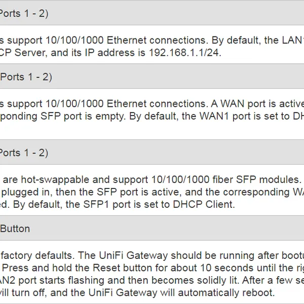Thiết bị định tuyến UniFi Security Gateway Pro USG-PRO-4