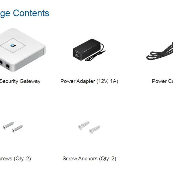 Thiết bị định tuyến UniFi Security Gateway USG