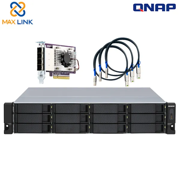 Thiết bị lưu trữ mạng NAS Qnap TL-R1200S-RP (Bộ mở rộng)