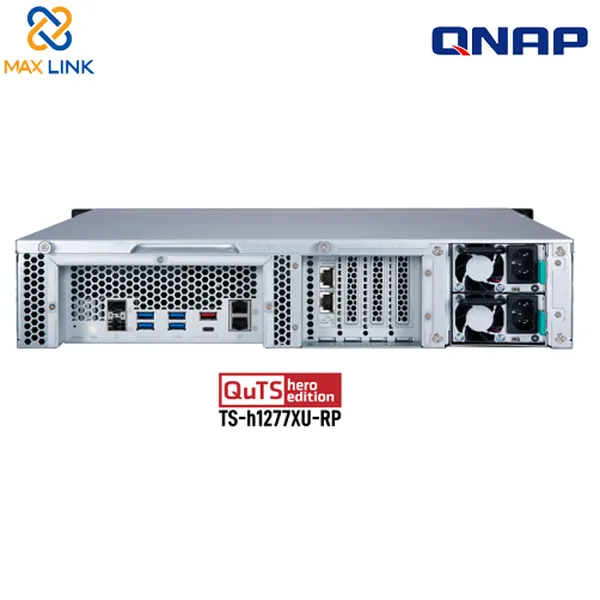 Thiết bị lưu trữ mạng NAS Qnap TS-h1277XU-RP-3700X-128G 