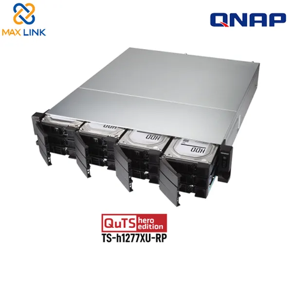 Thiết bị lưu trữ mạng NAS Qnap TS-h1277XU-RP-3700X-128G 