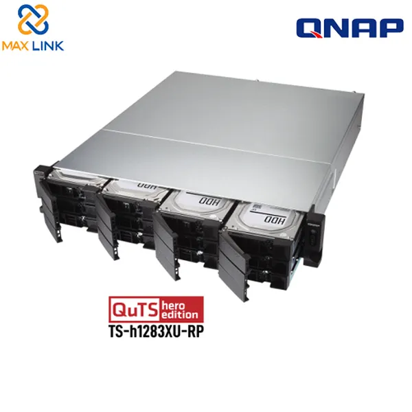 Thiết bị lưu trữ mạng NAS Qnap TS-h1283XU-RP-E2236-32G 