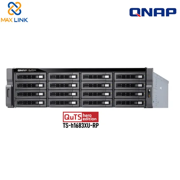 Thiết bị lưu trữ mạng NAS Qnap TS-h1683XU-RP-E2236-128G