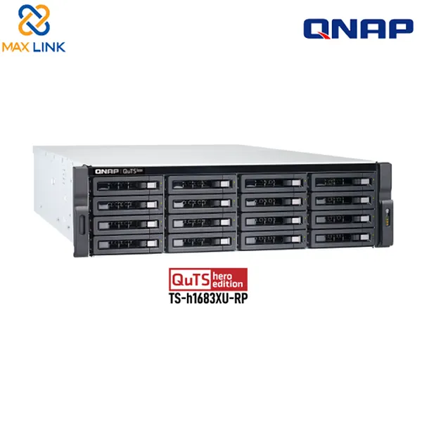 Thiết bị lưu trữ mạng NAS Qnap TS-h1683XU-RP-E2236-128G