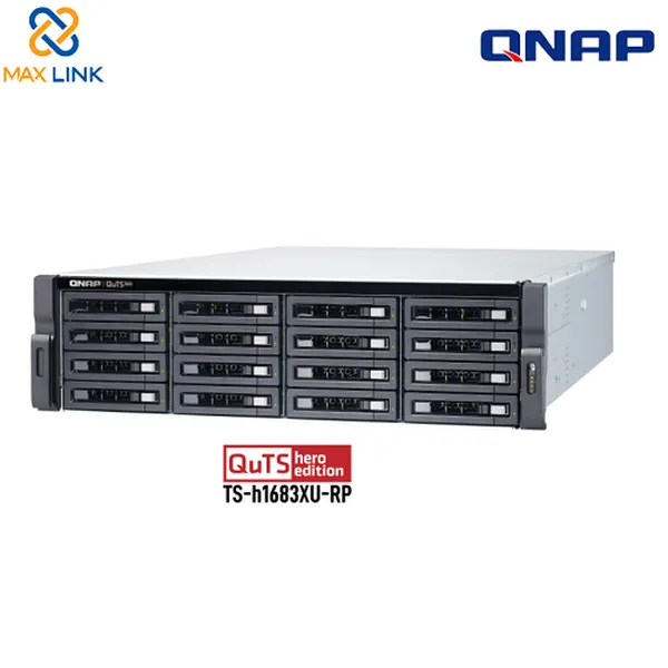 Thiết bị lưu trữ mạng NAS Qnap TS-h1683XU-RP-E2236-128G