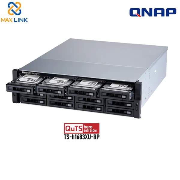 Thiết bị lưu trữ mạng NAS Qnap TS-h1683XU-RP-E2236-128G