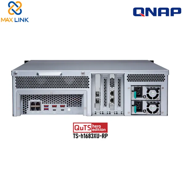Thiết bị lưu trữ mạng NAS Qnap TS-h1683XU-RP-E2236-128G