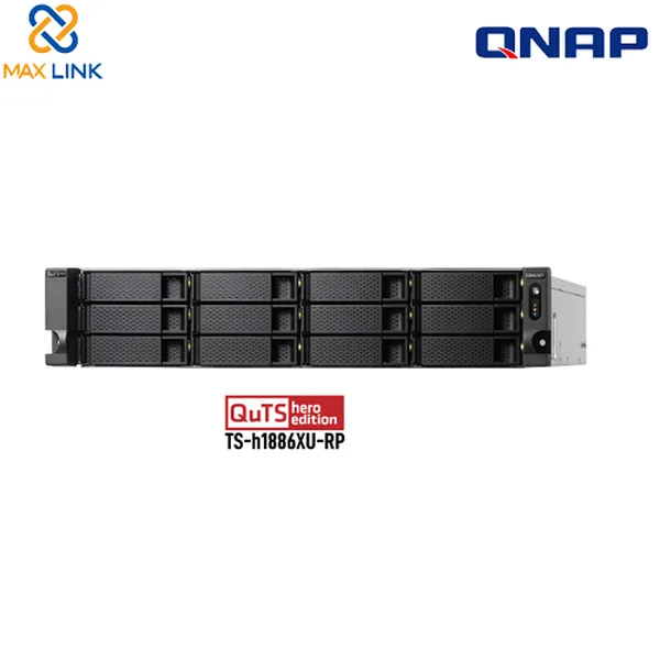 Thiết bị lưu trữ mạng NAS Qnap TS-h1886XU-RP-D1622-32G