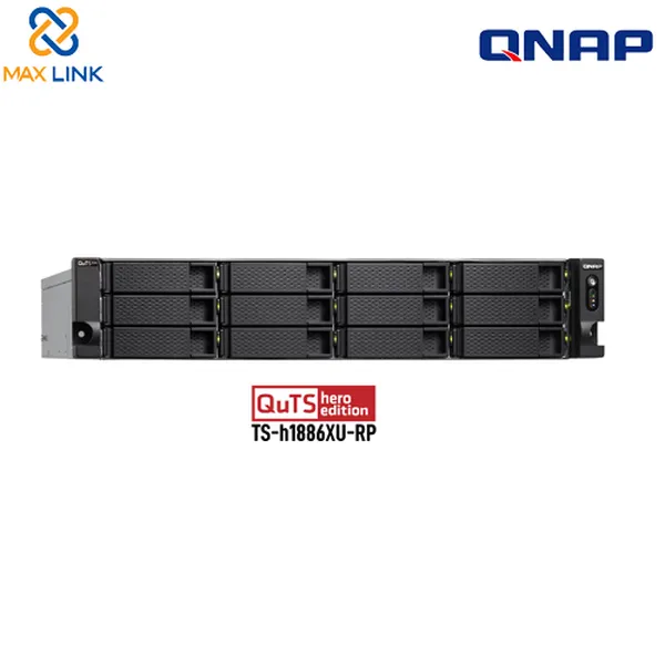 Thiết bị lưu trữ mạng NAS Qnap TS-h1886XU-RP-D1622-32G