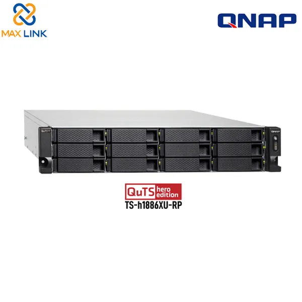 Thiết bị lưu trữ mạng NAS Qnap TS-h1886XU-RP-D1622-32G