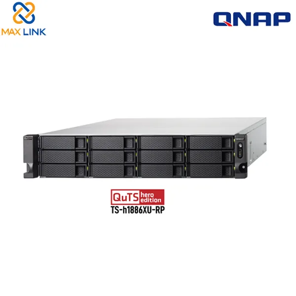 Thiết bị lưu trữ mạng NAS Qnap TS-h1886XU-RP-D1622-32G