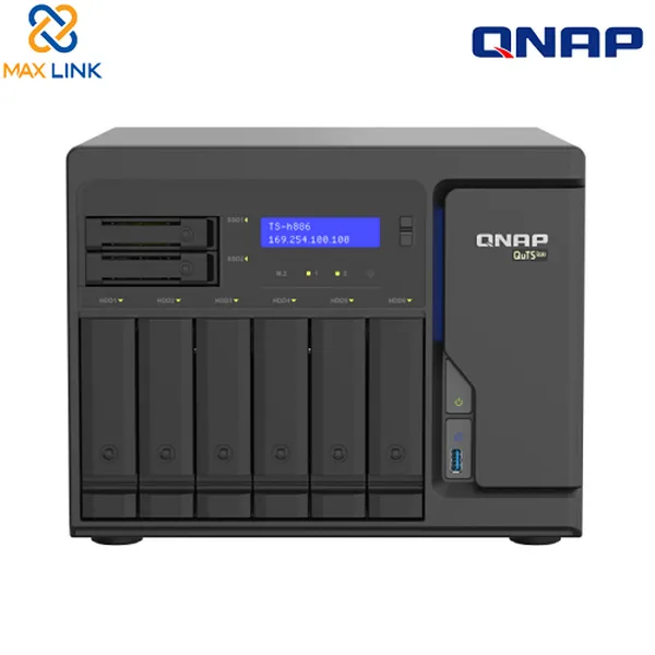 Thiết bị lưu trữ mạng NAS Qnap TS-h886-D1622-16G