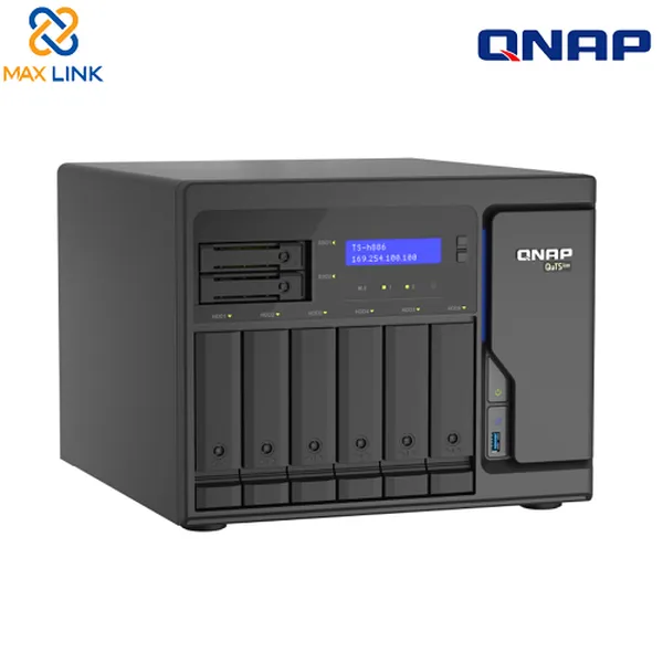 Thiết bị lưu trữ mạng NAS Qnap TS-h886-D1622-16G