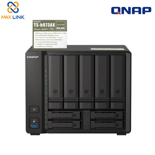 Thiết bị lưu trữ mạng NAS Qnap TS-h973AX-32G 