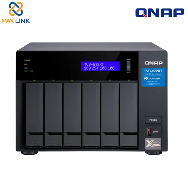 Thiết bị lưu trữ mạng NAS Qnap TVS-672XT-i3-8G