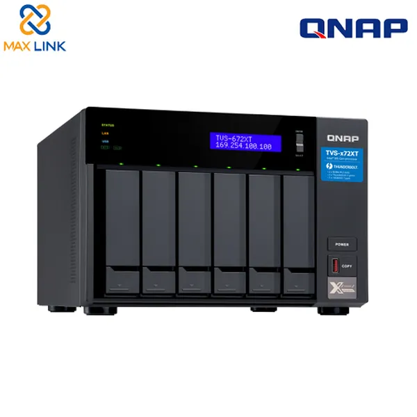 Thiết bị lưu trữ mạng NAS Qnap TVS-672XT-i3-8G