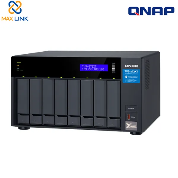 Thiết bị lưu trữ mạng NAS Qnap TVS-872XT-i5-16G