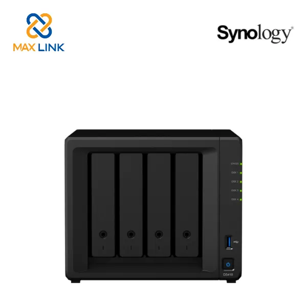 Thiết bị lưu trữ mạng NAS Synology DS418