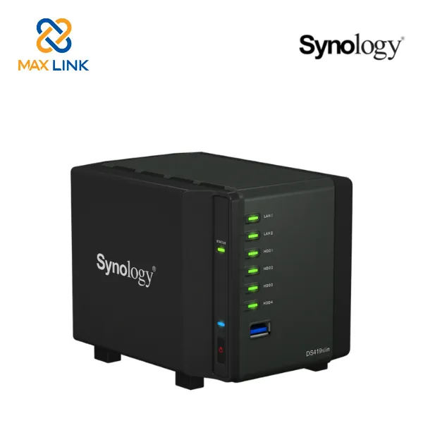 Thiết bị lưu trữ mạng NAS Synology DS419slim