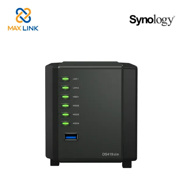 Thiết bị lưu trữ mạng NAS Synology DS419slim