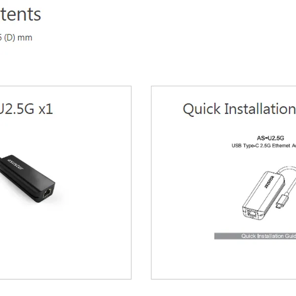 Bộ chuyển đổi AS-U2.5G