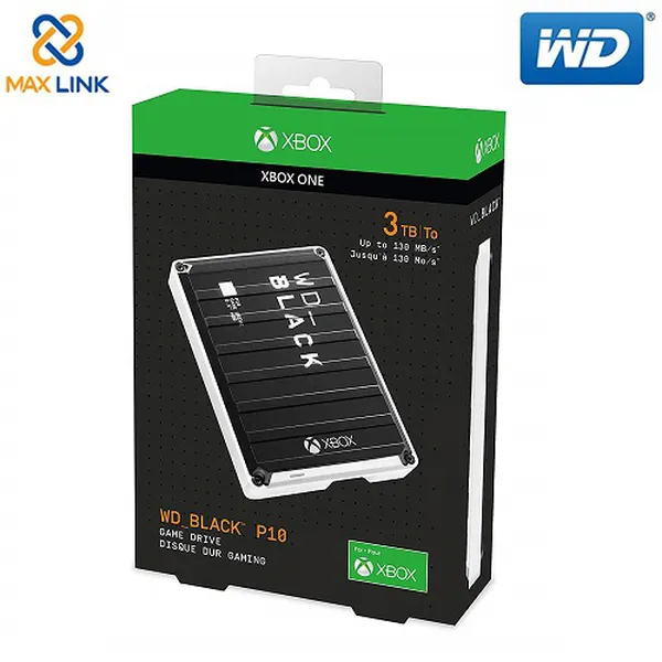 Ổ cứng WD BLACK P10 GAME DRIVE FOR XBOX (PORTABLE) 3TB WDBA5G0030BBK-WESN