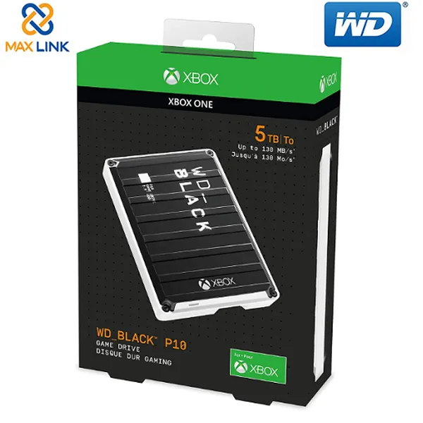 Ổ cứng WD BLACK P10 GAME DRIVE FOR XBOX (PORTABLE) 5TB WDBA5G0050BBK-WESN