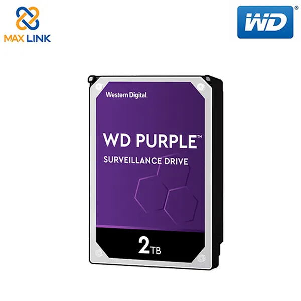 Ổ cứng WD HDD Purple™ 2TB (Camera) WD20PURZ