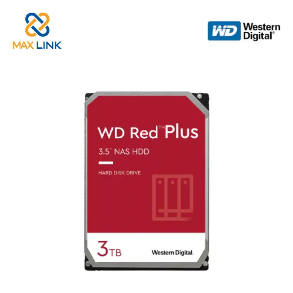 Ổ cứng HDD Western Digital Red Plus 3TB WD30EFZX