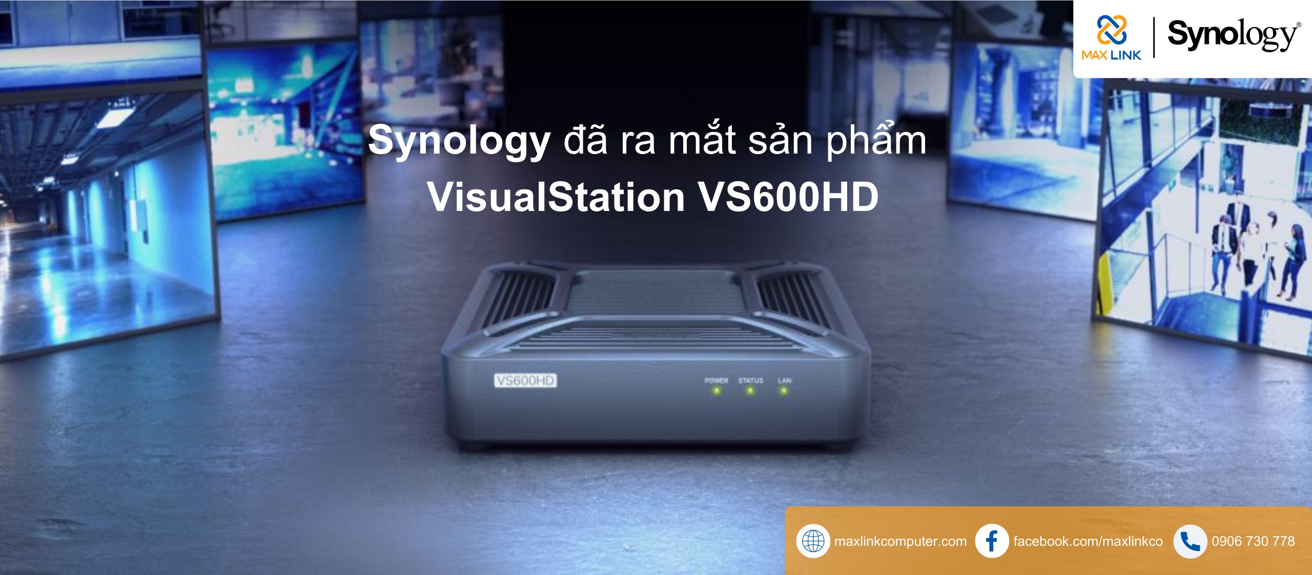 Synology VS600HD serveur de surveillance de réseau Gigabit Ethernet