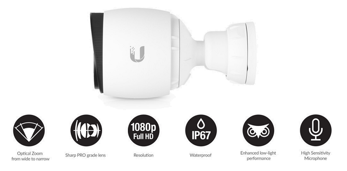 Thiết bị IP camera - Ubiquiti UniFi® Video Camera G3 Pro UVC-G3-PRO