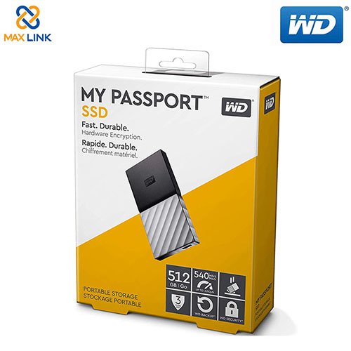Ổ cứng WD My Passport SSD 512GB WDBKVX5120PSL-WESN
