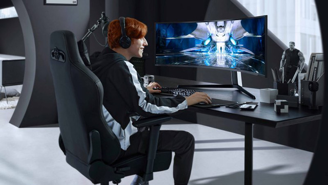 Trải nghiệm ảo một cách chân thực với màn hình gaming cong Mini LED tiên phong trên thế giới. Trải nghiệm ảo một cách chân thực với màn hình gaming cong Mini LED tiên phong trên thế giới.