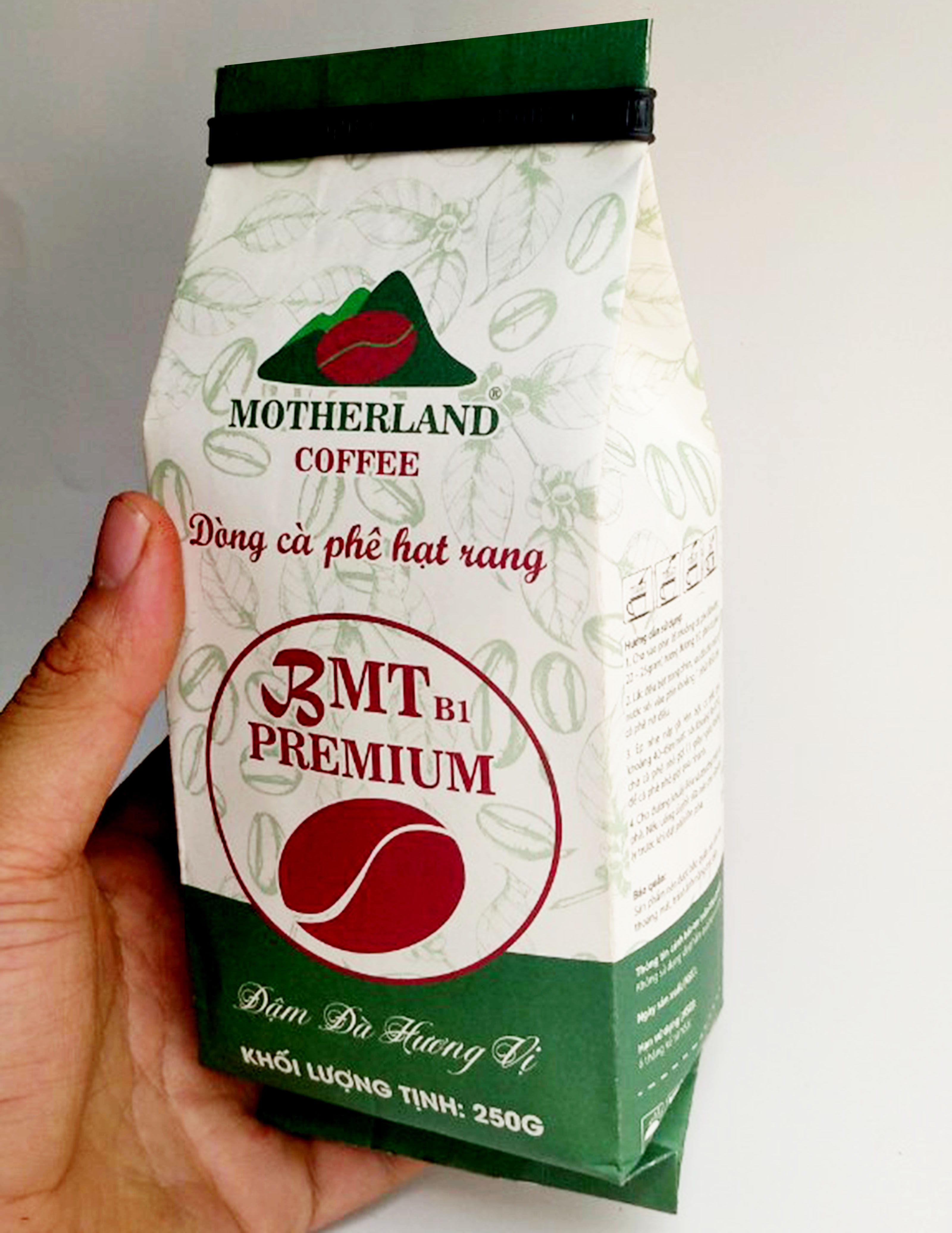 cà phê rang xay nguyên chất pha phin gói 250g motherland coffee cà phê rang xay nguyên chất pha phin gói 250g motherland coffee
