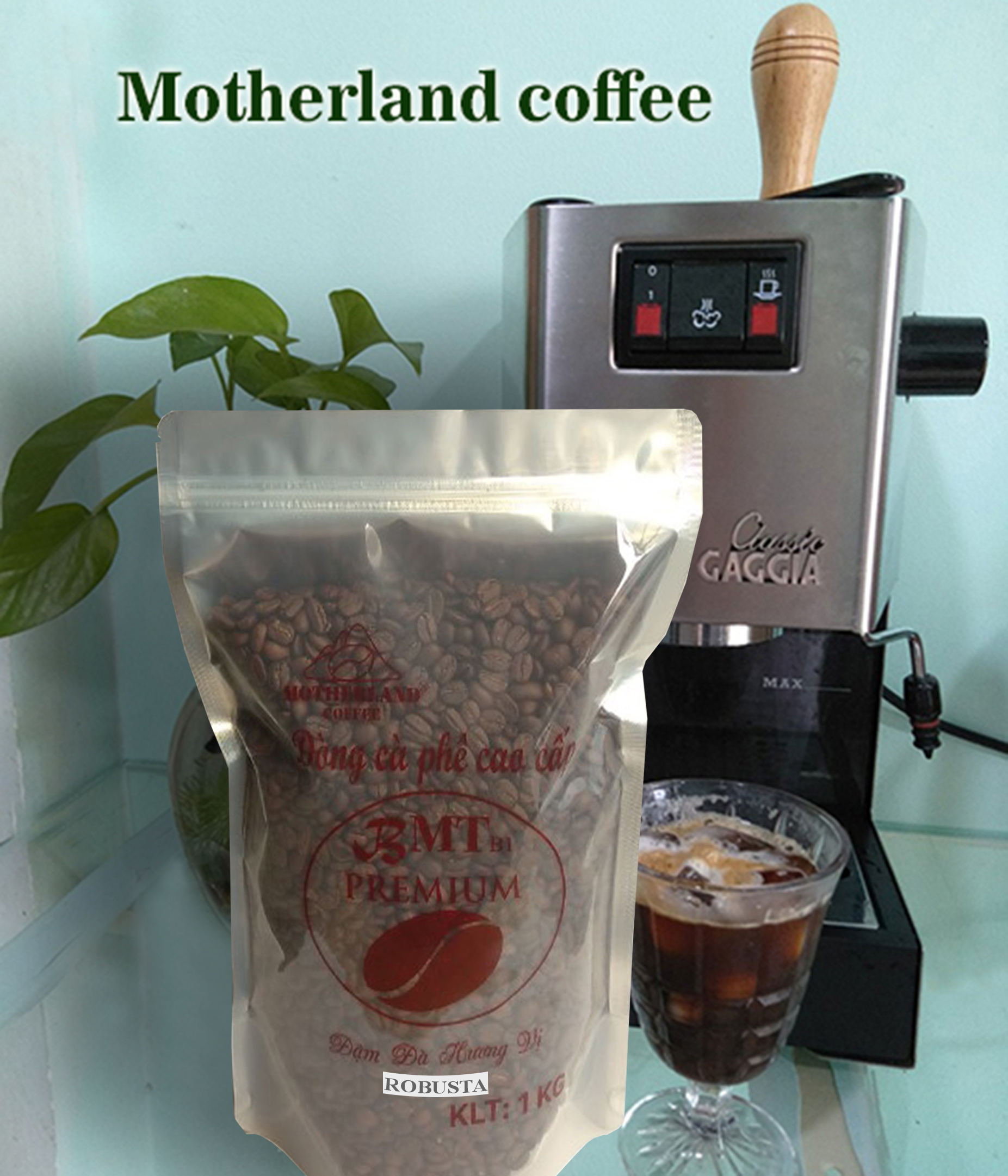 cà phê robusta pha máy giá sỉ gói 1kg cà phê robusta pha máy giá sỉ gói 1kg