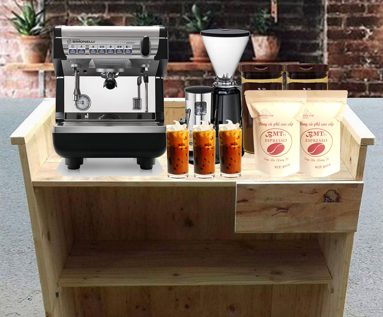 Hướng dẫn cách đóng xe đẩy bán cafe hạt pha máy espresso - Motherland