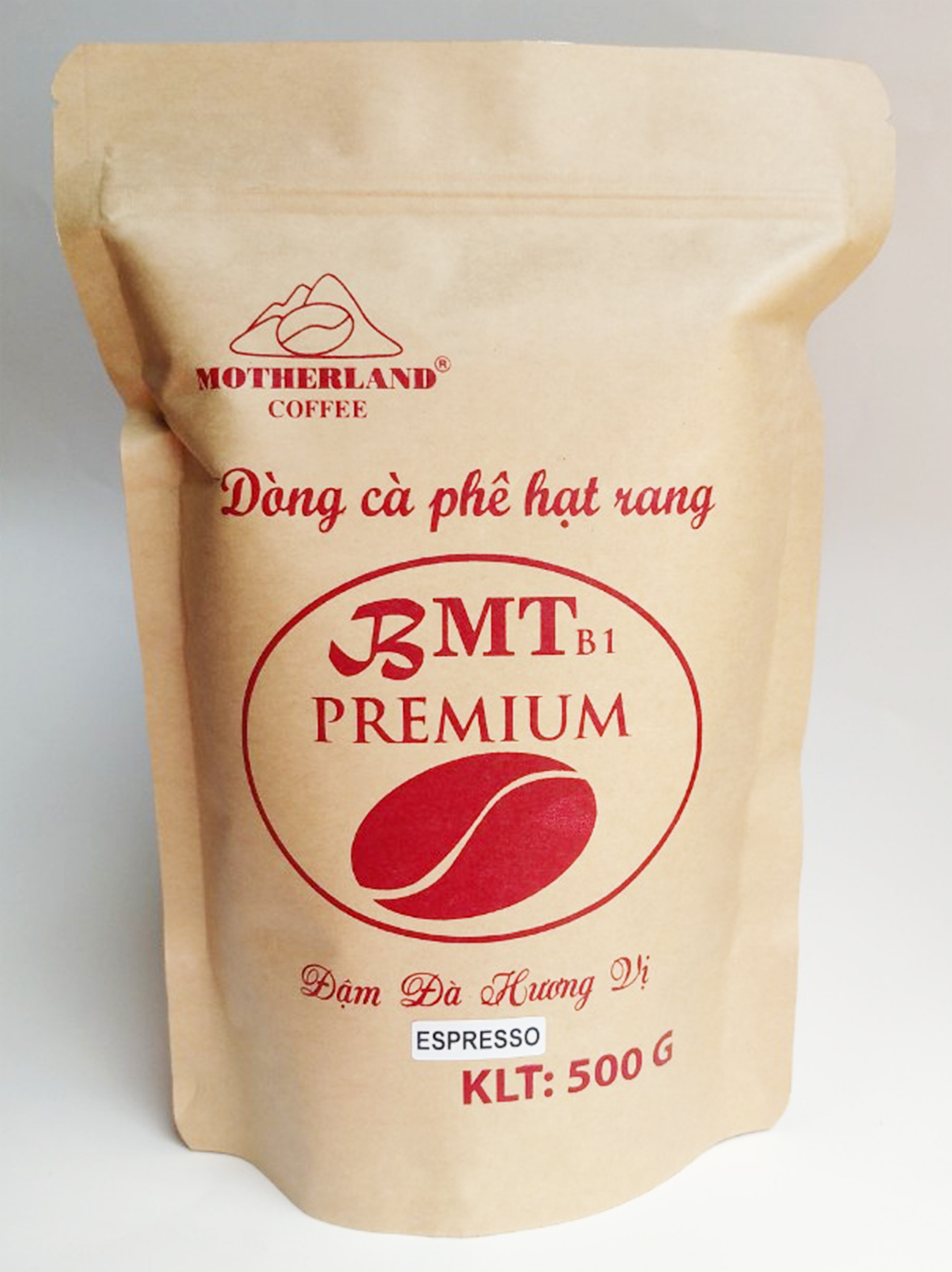 cafe hạt pha máy espresso Motherland gói 500g cafe hạt pha máy espresso Motherland gói 500g