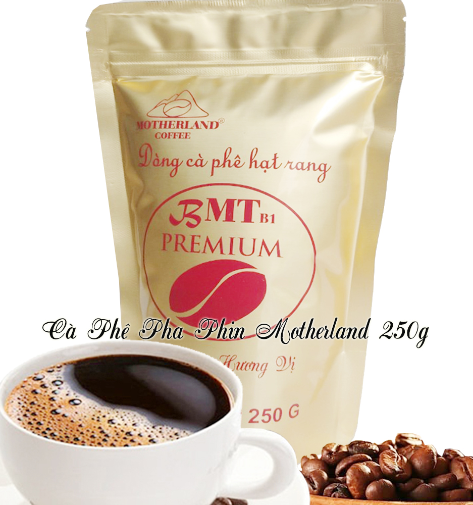 cafe pha phin Motherland bmt gói 250g cafe pha phin Motherland bmt gói 250g