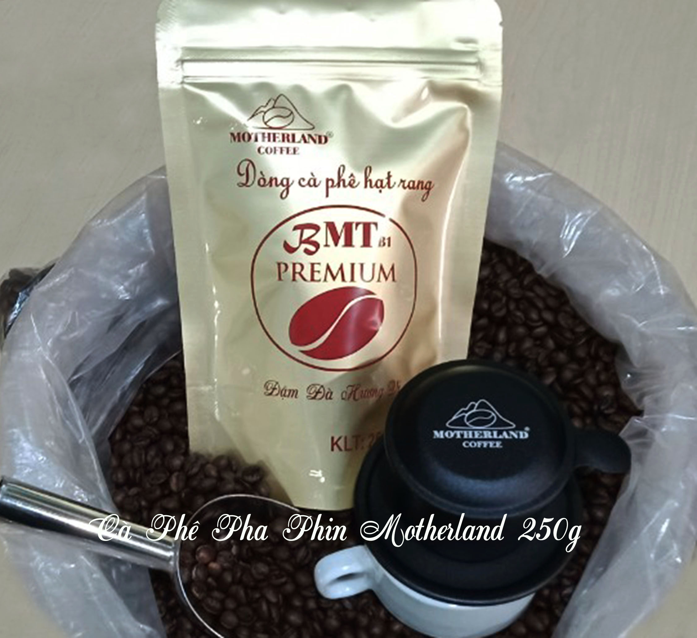 cafe pha phin motherland gói 250g cafe pha phin motherland gói 250g